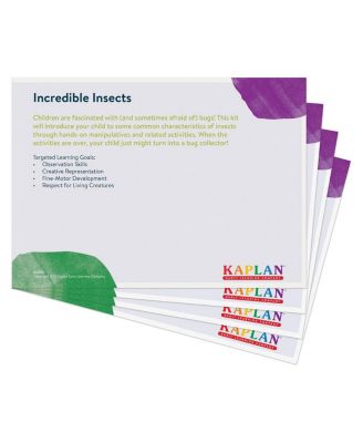 Kaplan Early Learning Back to Back Learning Kit - Incredible Insects