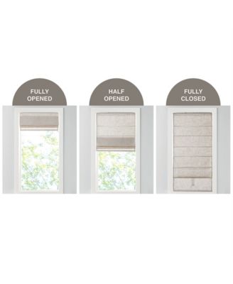 Linen Blend Light Filtering Cordless Roman Shade
