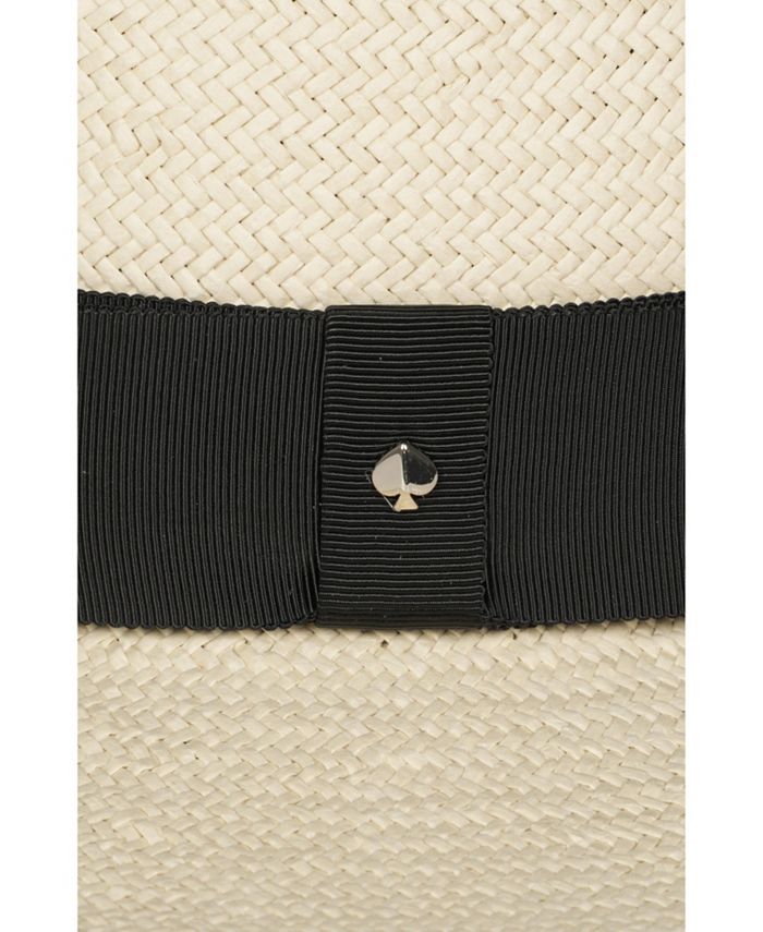 kate spade new york Double Loop Tab Bow Fedora Hat Macy's