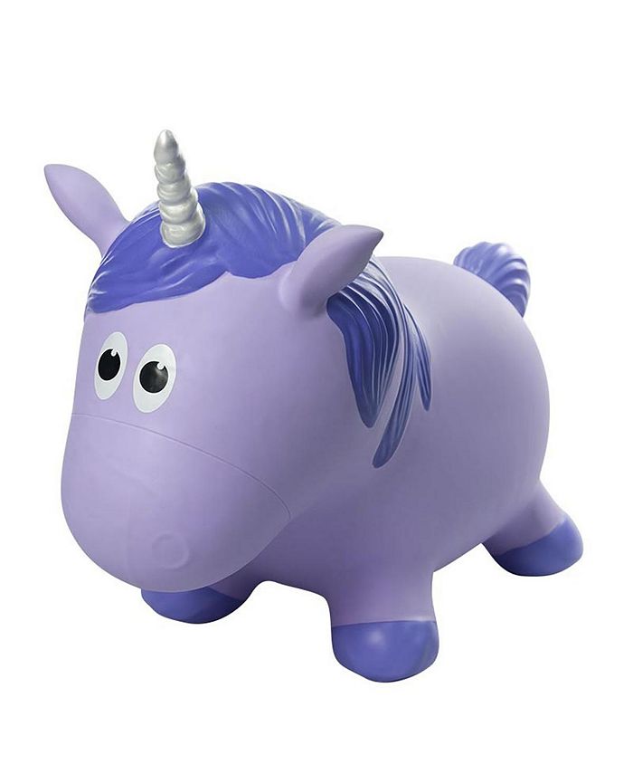 Farm Hoppers Inflatable Bouncing Purple Unicorn & Reviews All Toys