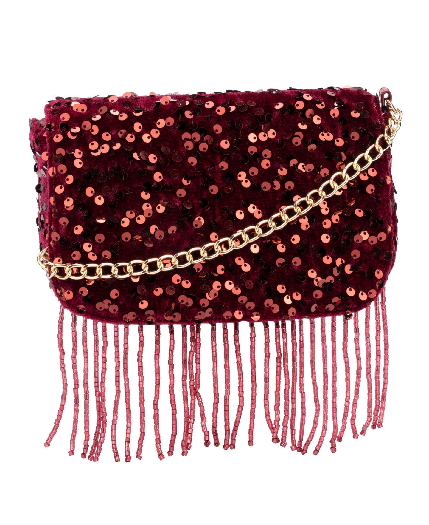 Женская сумка New York & Company Koa Evening Cross body, цвет: Бордовый — фото 1