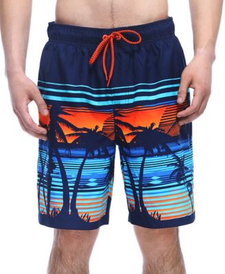 Men's 8" Mesh Lined Swim Trunks, up to Size 2XL