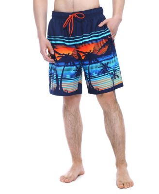 Men's 8" Mesh Lined Swim Trunks, up to Size 2XL