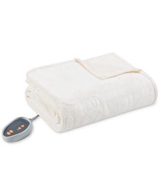 Luxury Plush Heated Blanket, Twin, Exclusively at Macy’s