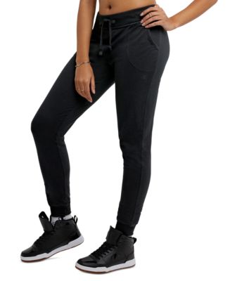 Champion Women s Cotton Jersey Full Length Joggers Macy s