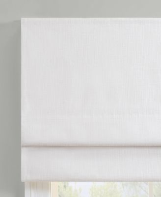 Eclipse Drewton Motorized 100% Blackout Cordless Roman Shade – Linen, 39x64 Inches