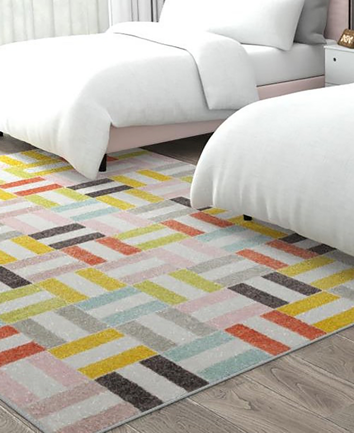 Bayshore Home Campy Kids Chicklets Area Rug