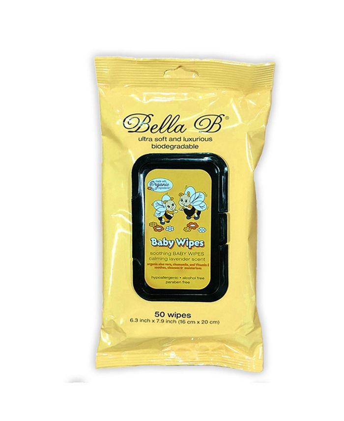 Bella B Naturals Soothing Baby Diaper Wipes 50ct - Macy's