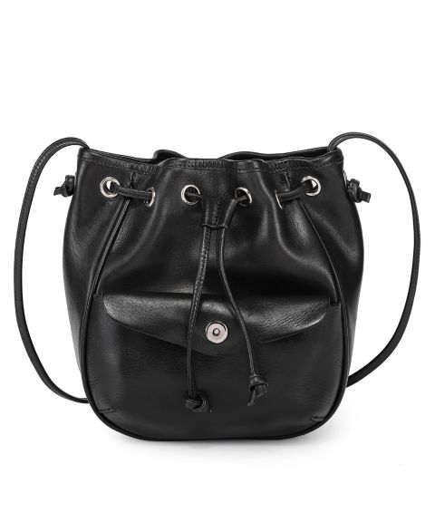 Женская сумка OLD TREND Snapper Convertible Bucket Crossbody, цвет: Чёрный