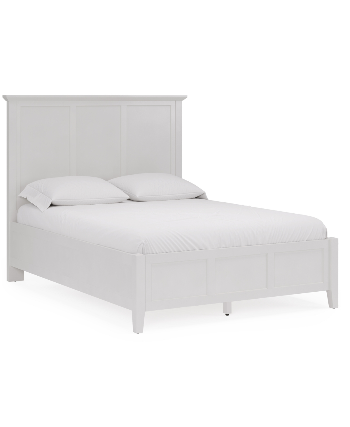 Shop Macy's Hedworth California King Bed In White