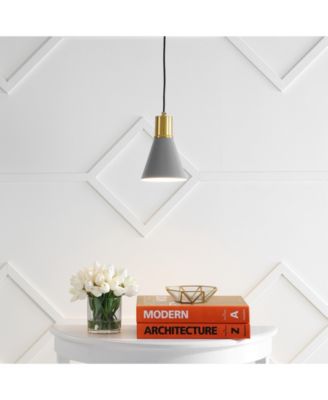 Apollo 6" 1-Light Mid-Century Modern Iron LED Pendant