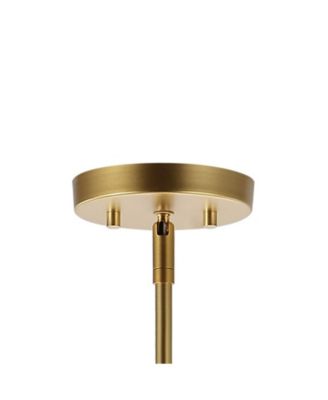 Amoros 27.25" 8-Light Modern Mid-Century Iron LED Chandelier