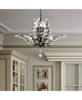 Diantha 28.5" 7-Light Contemporary Bohemian Iron, Acrylic LED Pendant