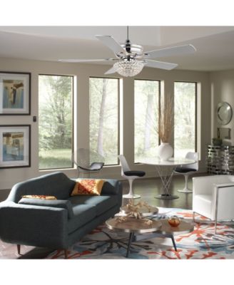 Cammy 52" 3-Light Traditional Transitional Iron LED CEILING FAN