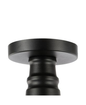 Camila 14" 1-Light Classic Industrial Indoor, Outdoor Iron LED Semi Flush Mount