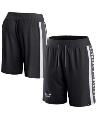 Men's Black Charlotte Hornets Referee Iconic Mesh Shorts