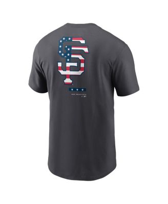 Men's Anthracite San Francisco Giants Americana T-shirt