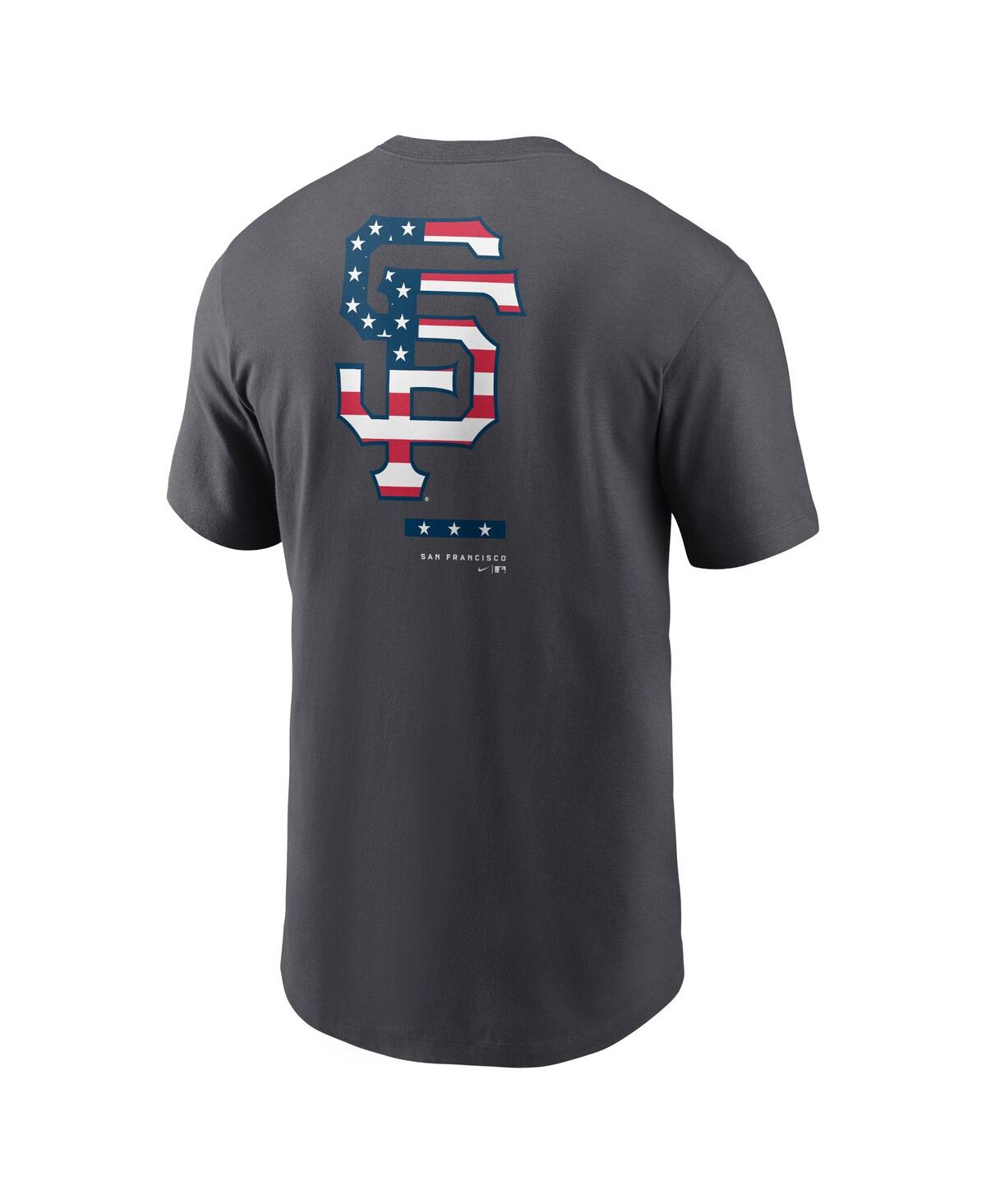Nike Anthracite San Diego Padres Americana T-shirt In Anthracite
