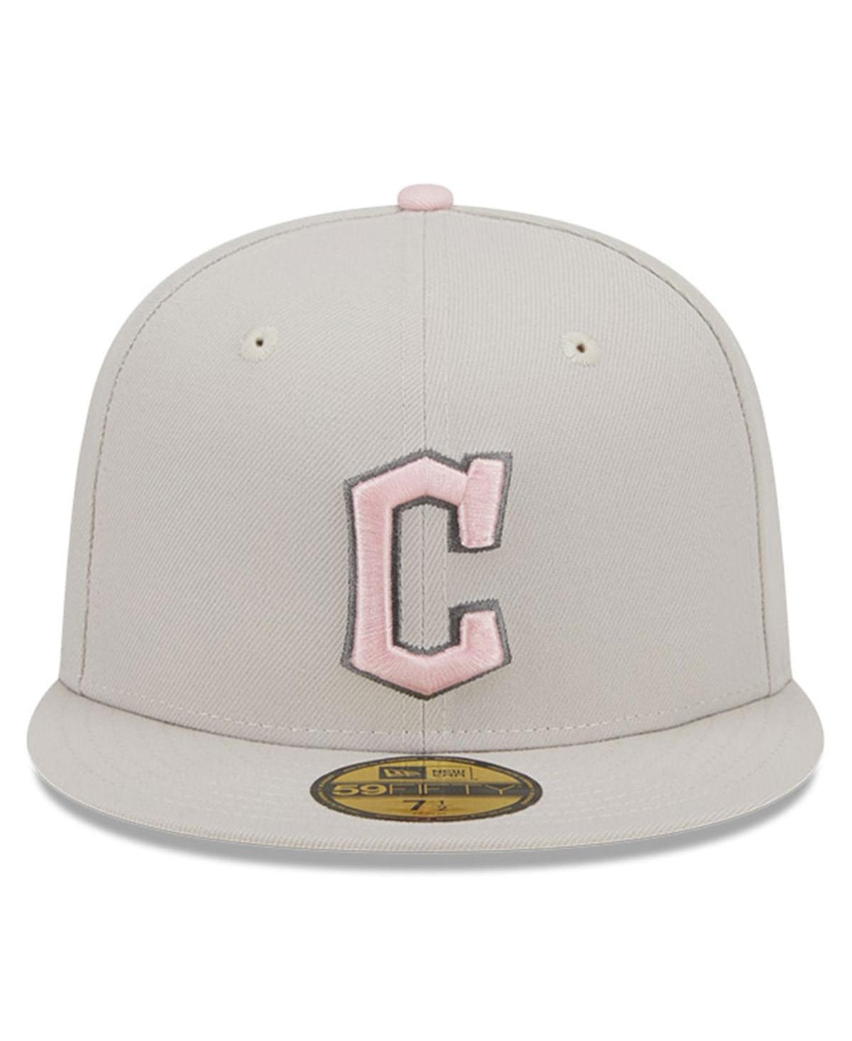 Shop New Era Men's  Khaki Cleveland Guardians 2023 Mother's Day On-field 59fifty Fitted Hat