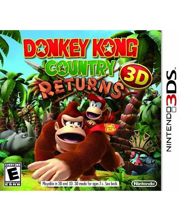 utilsigtet hændelse Champagne manuskript Nintendo Donkey Kong Country Returns 3D - 3DS - Macy's
