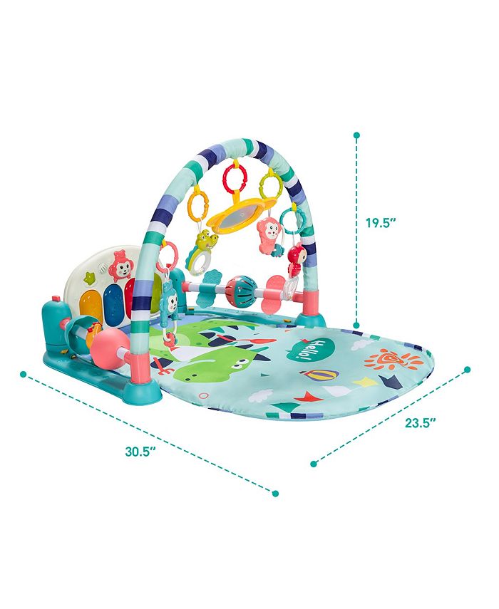 Costway Baby Gym Play Mat Kick & Play Piano Gym Mat Activity Center for