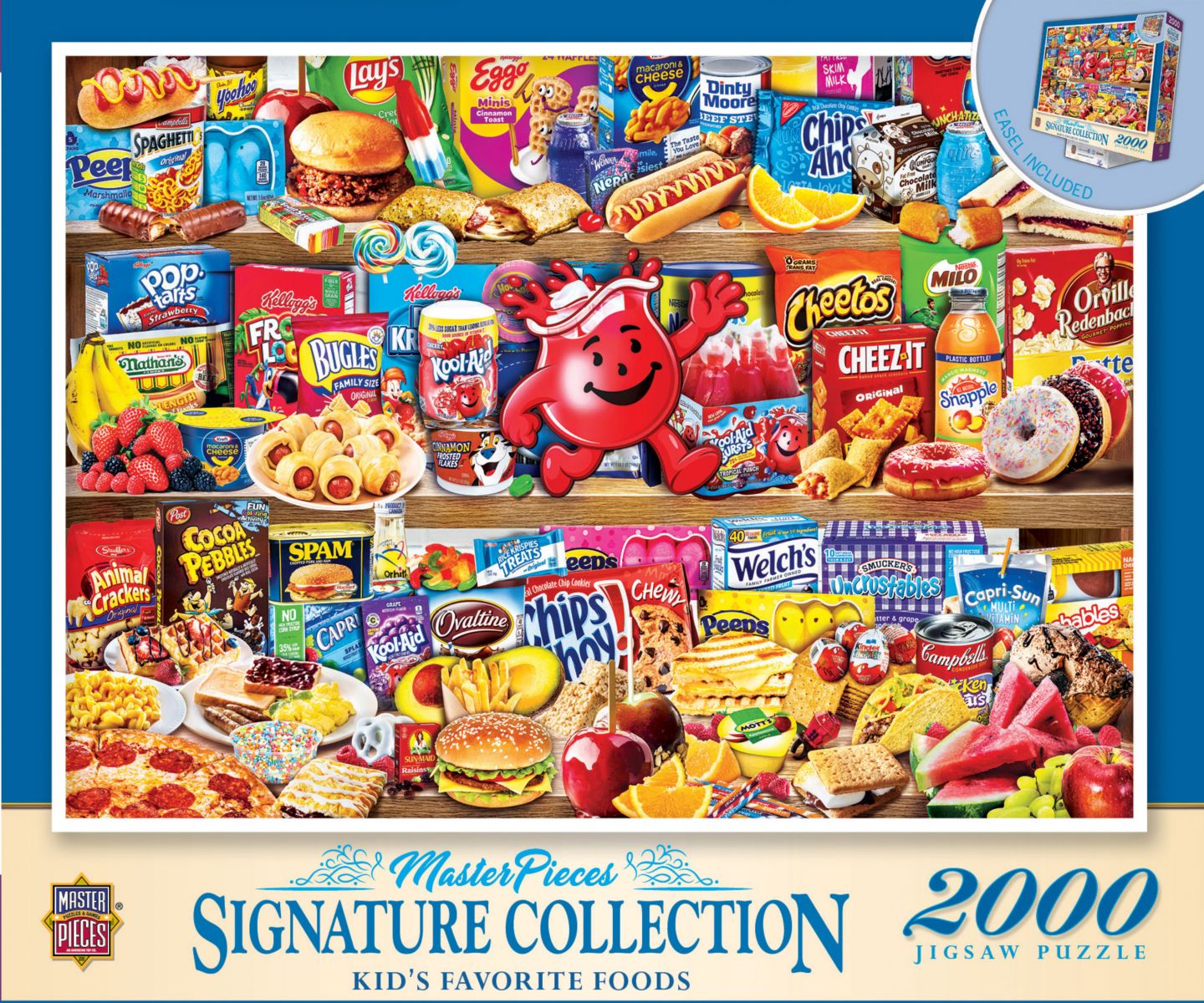 Детский пазл MasterPieces Puzzles Signature Collection - Kids' Favorite Foods 2000 Piece Puzzle, от 12 лет — фото 1