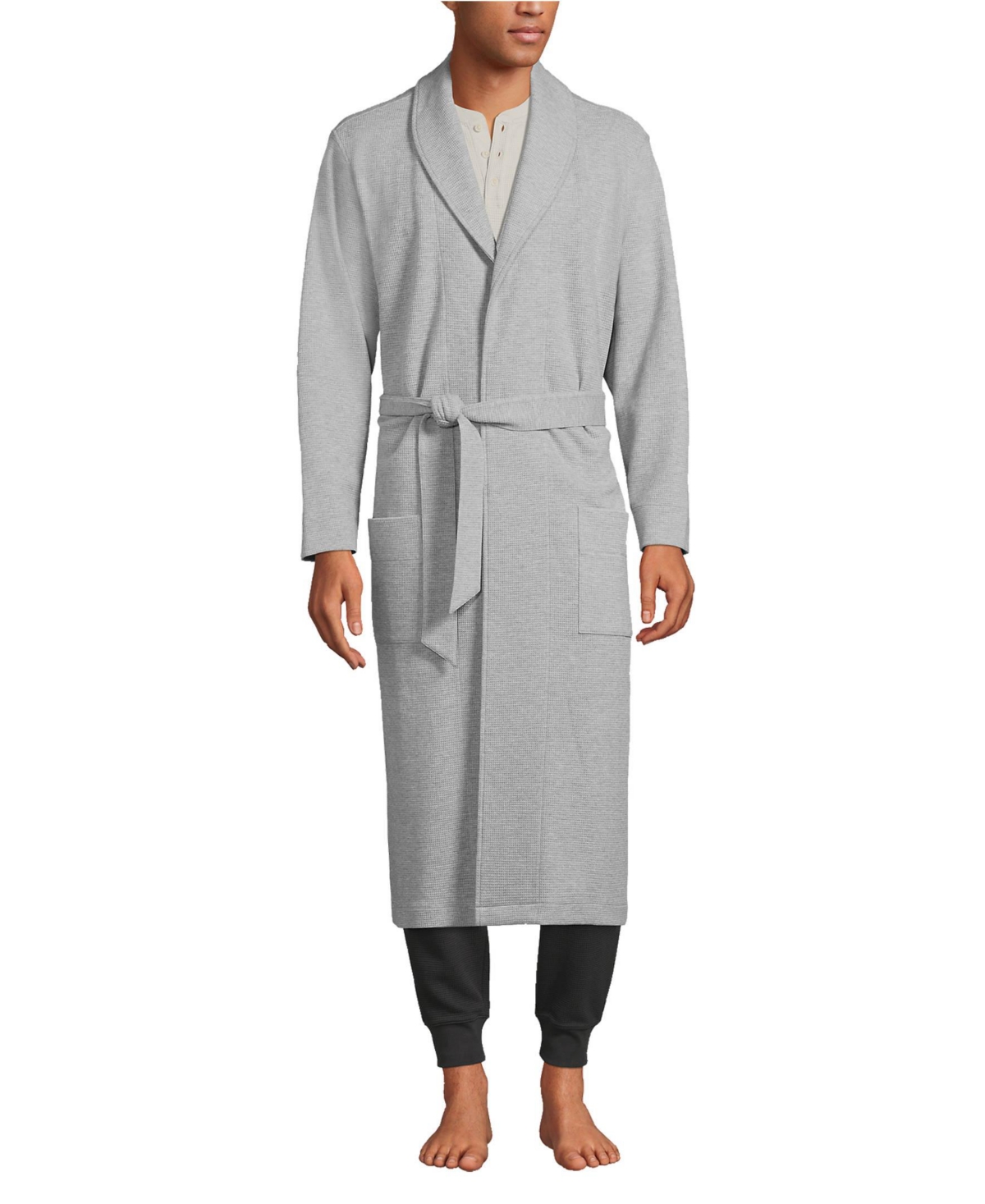 Lands' End Men's Waffle Robe