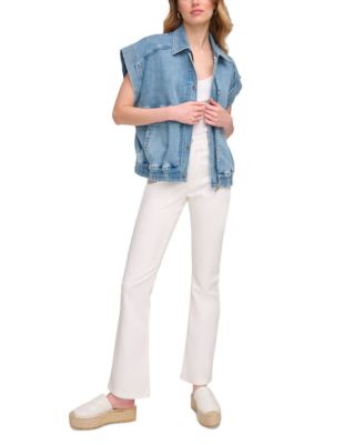 DKNY Jeans Women's Short-Sleeve Jean Jacket - Macy's