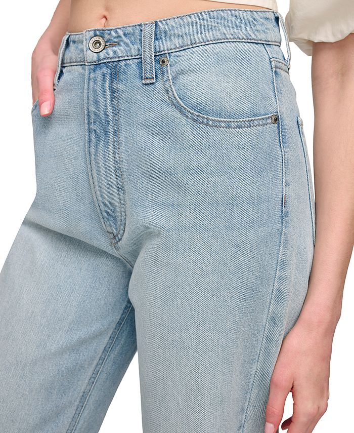 DKNY Jeans Women's Straight-Fit Wide-Leg Jeans - Macy's