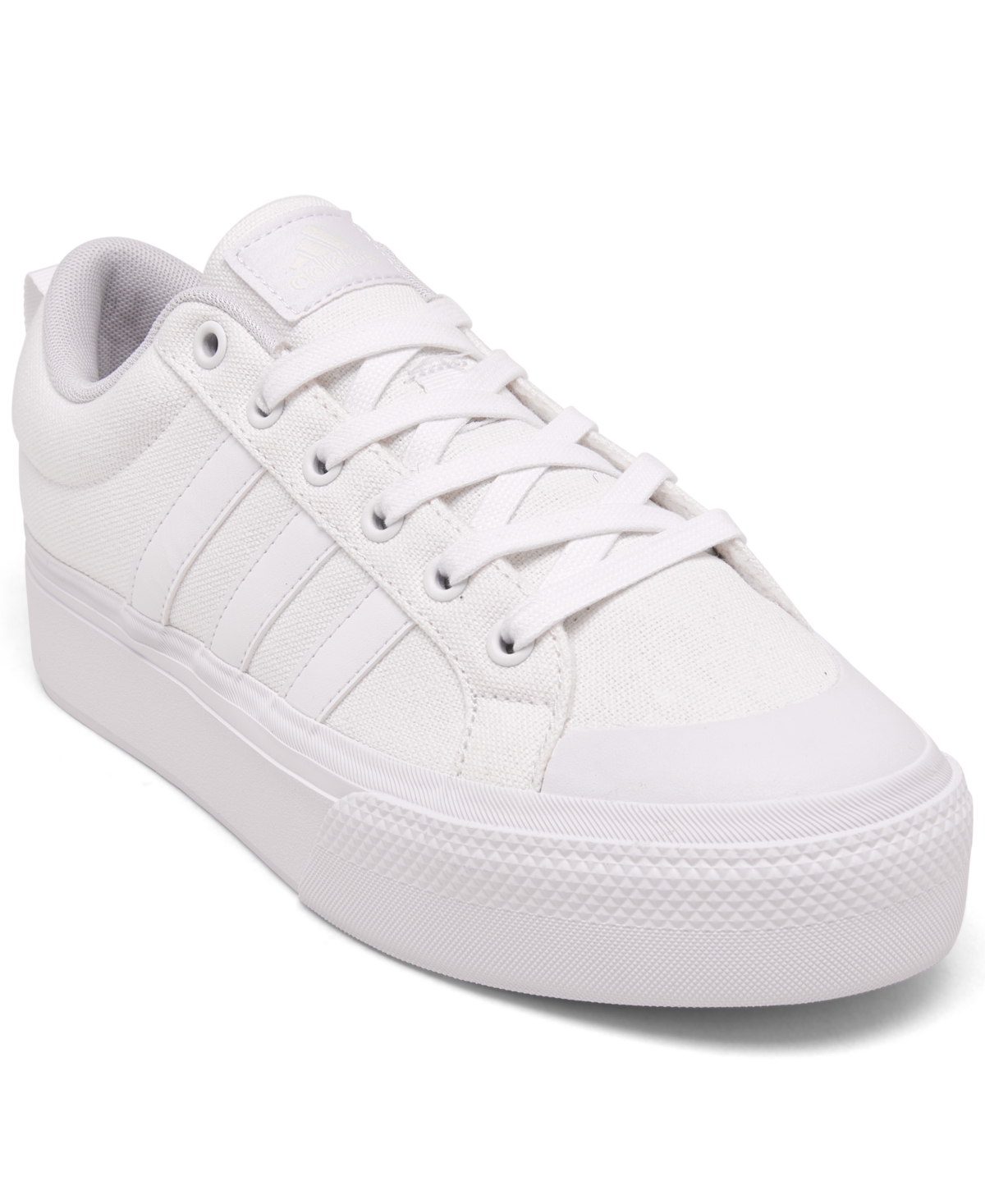Adidas Originals Women's Bravada 2.0 Platform Casual Sneakers From Finish Line In Cloud White