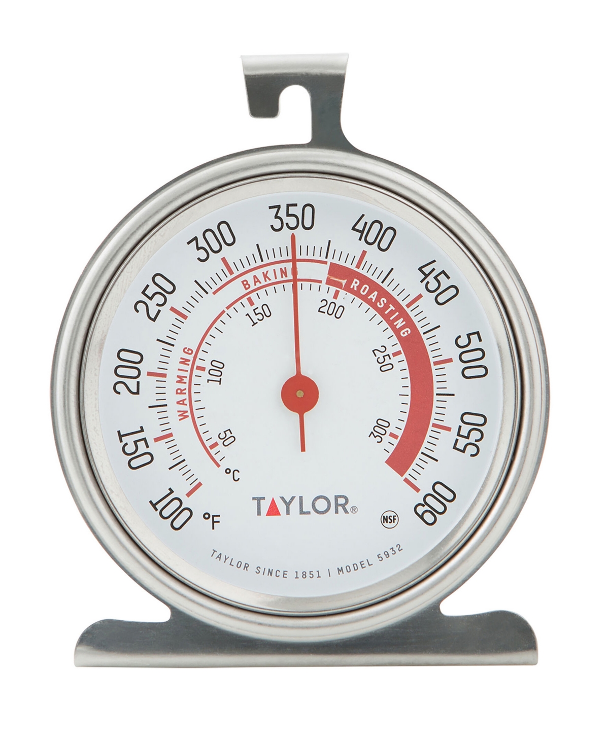 Taylor 3 Dial Oven Thermometer In Silver