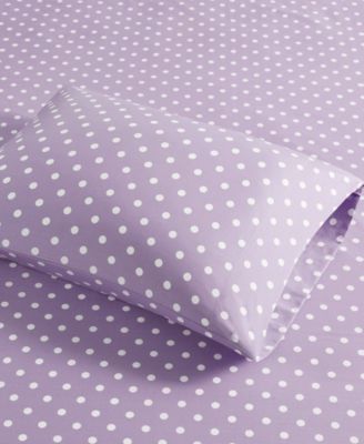 Polka Dot Cotton 4-Pc. Sheet Set, Queen