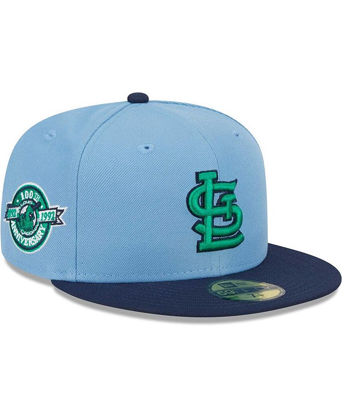 New Era Men's Light Blue, Navy St. Louis Cardinals Green Undervisor 59FIFTY  Fitted Hat - Macy's