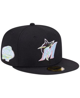 Miami Marlins COLOR PACK MULTI Charcoal Fitted Hat