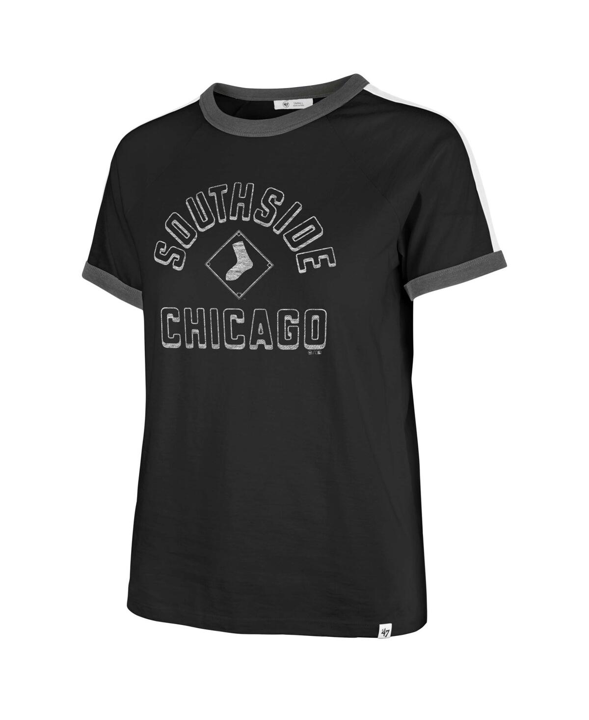 Shop 47 Brand Women's ' Black Chicago White Sox City Connect Sweet Heat Peyton T-shirt