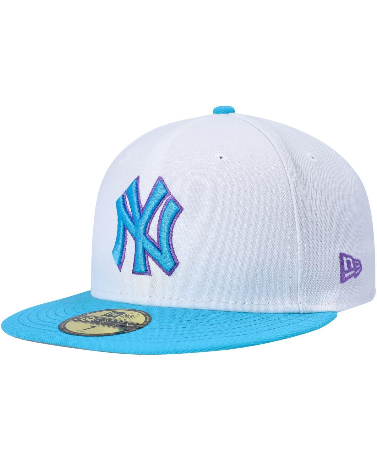 New Era White New York Yankees 1999 World Series Vice 59fifty Fitted Hat In White
