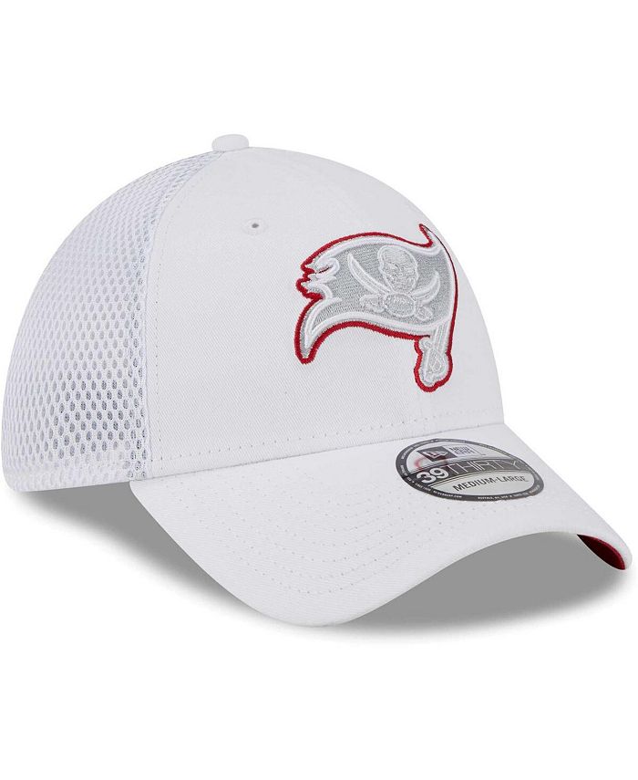 New Era Men's White Tampa Bay Buccaneers Neo 39THIRTY Flex Hat ...