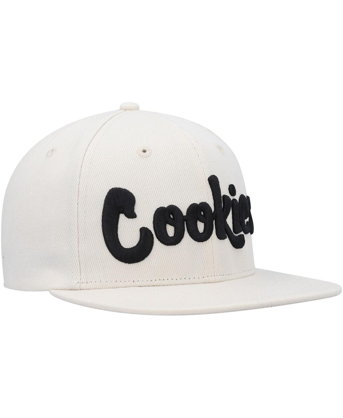 Shop Cookies Men's  Cream Original Logo Snapback Hat