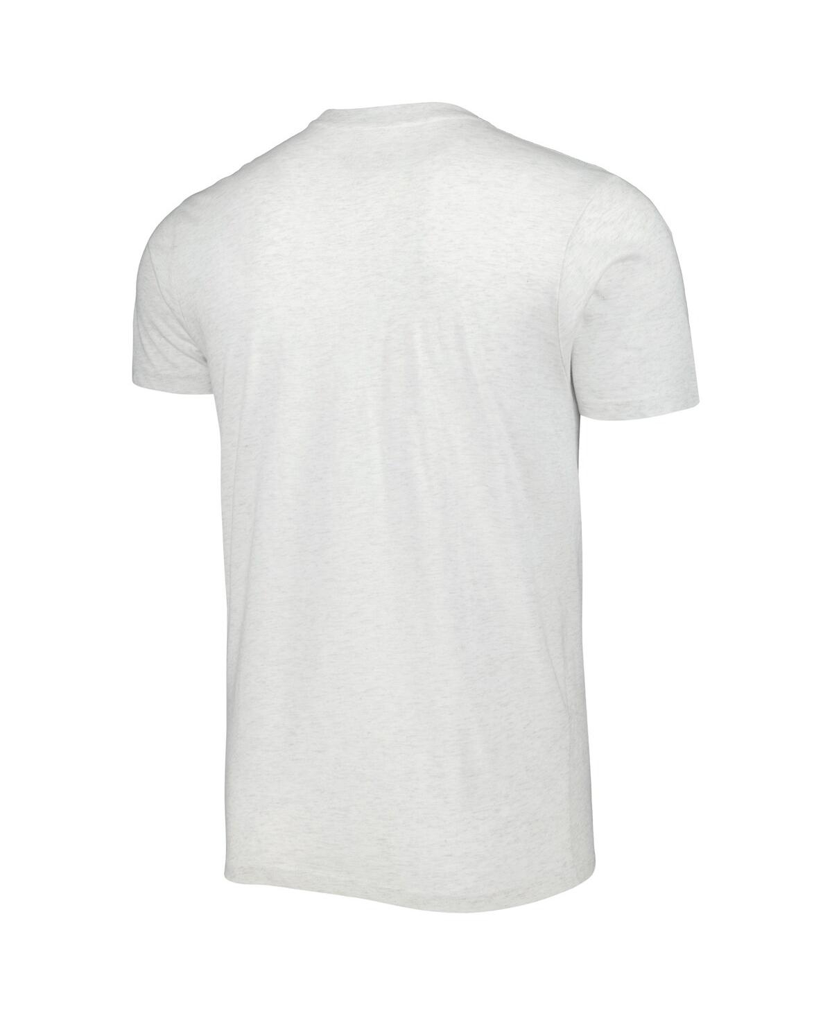 Shop Sportiqe Men's  Ash Chicago Bulls Turbo Tri-blend T-shirt