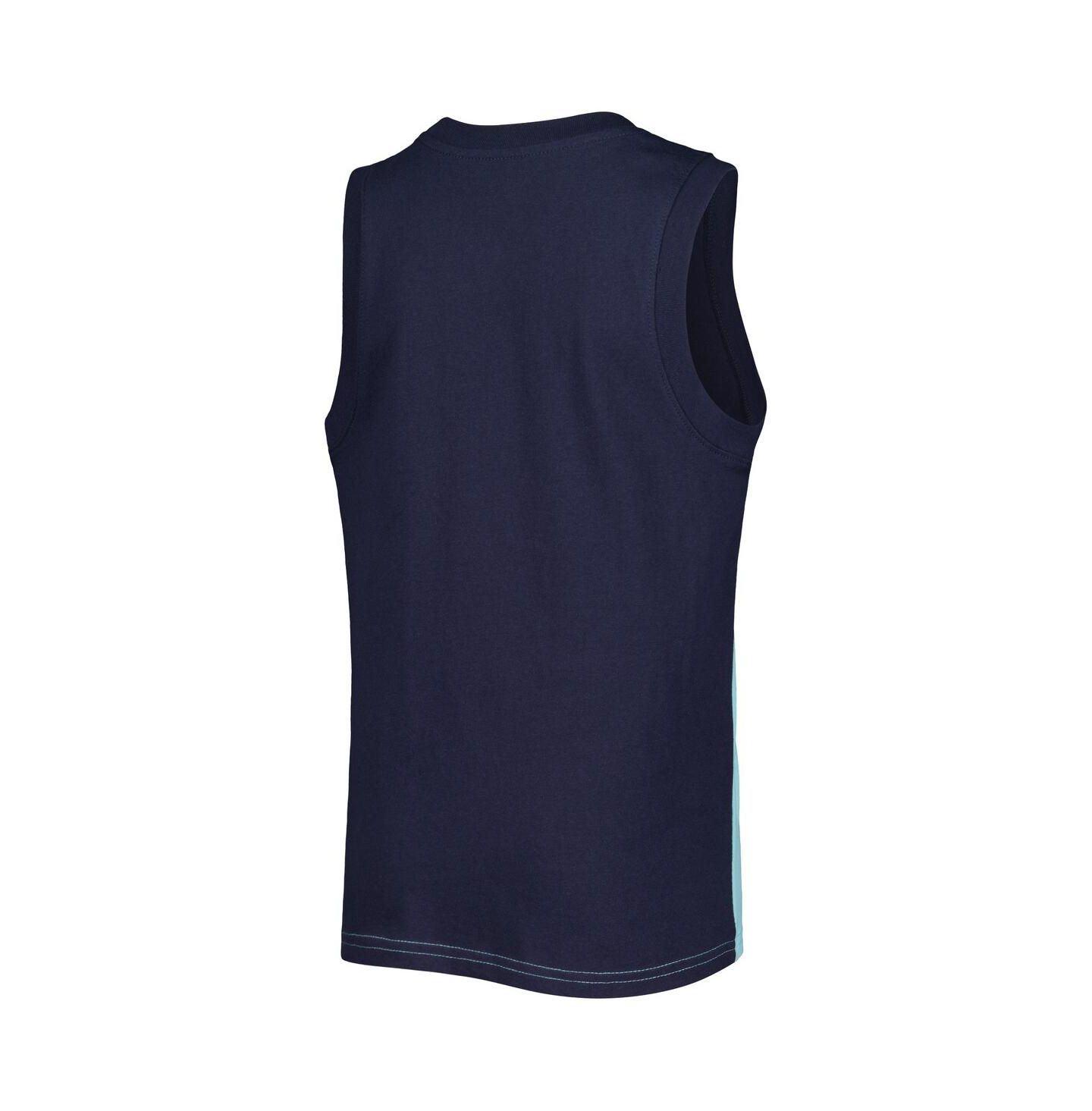 Детский топ Outerstuff Light Blue, Dark Sea Blue Seattle Kraken Revitalize — фото 4