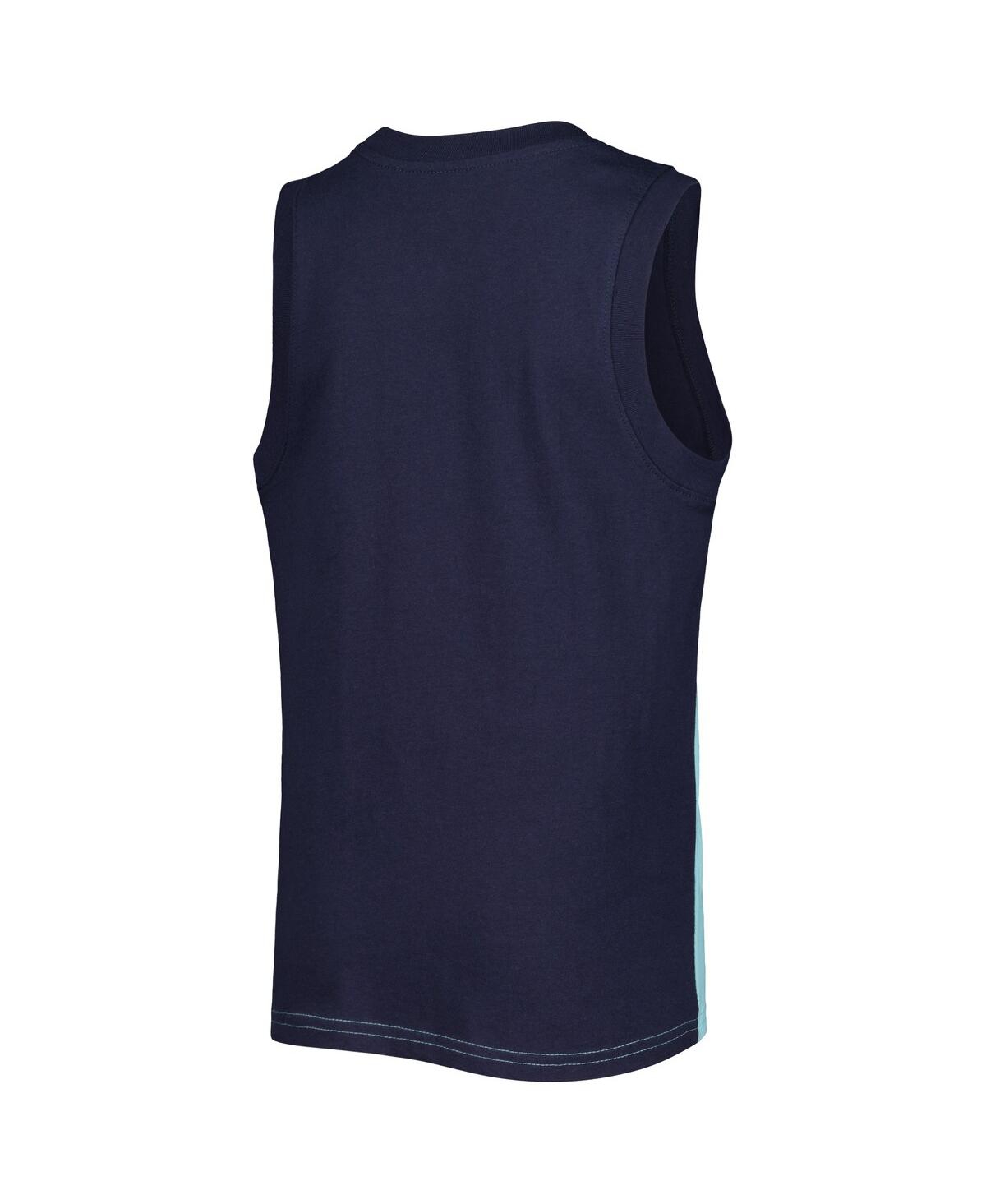 Big Boys and Girls Dark Sea Blue Seattle Kraken Revitalize Tank Top - Dark Sea Blue