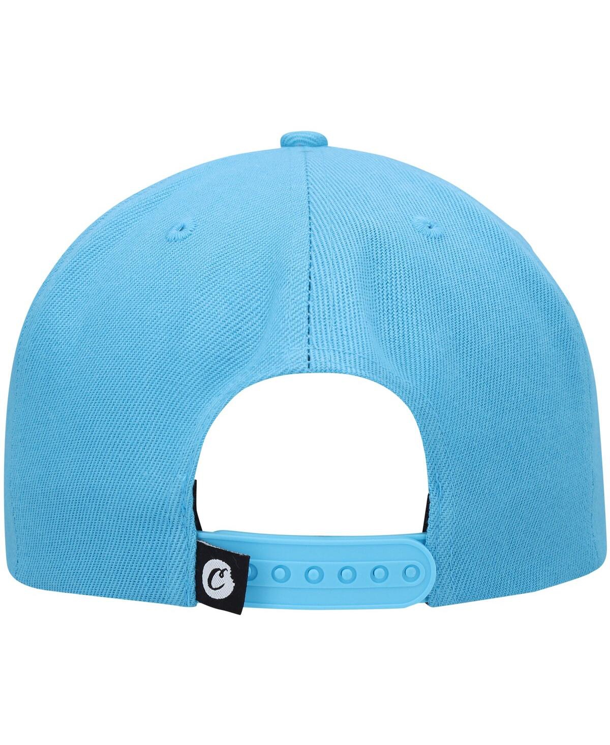 Shop Cookies Men's  Blue C-bite Solid Snapback Hat