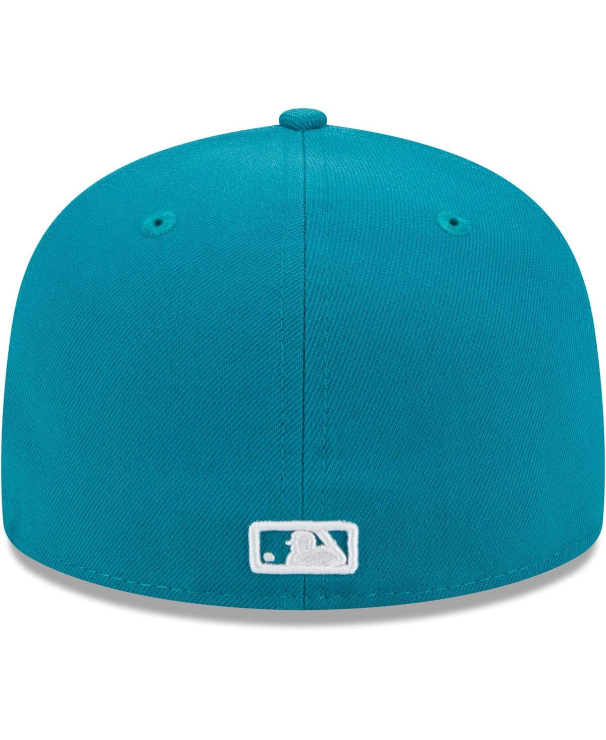 Shop New Era Men's  Turquoise Chicago White Sox 59fifty Fitted Hat