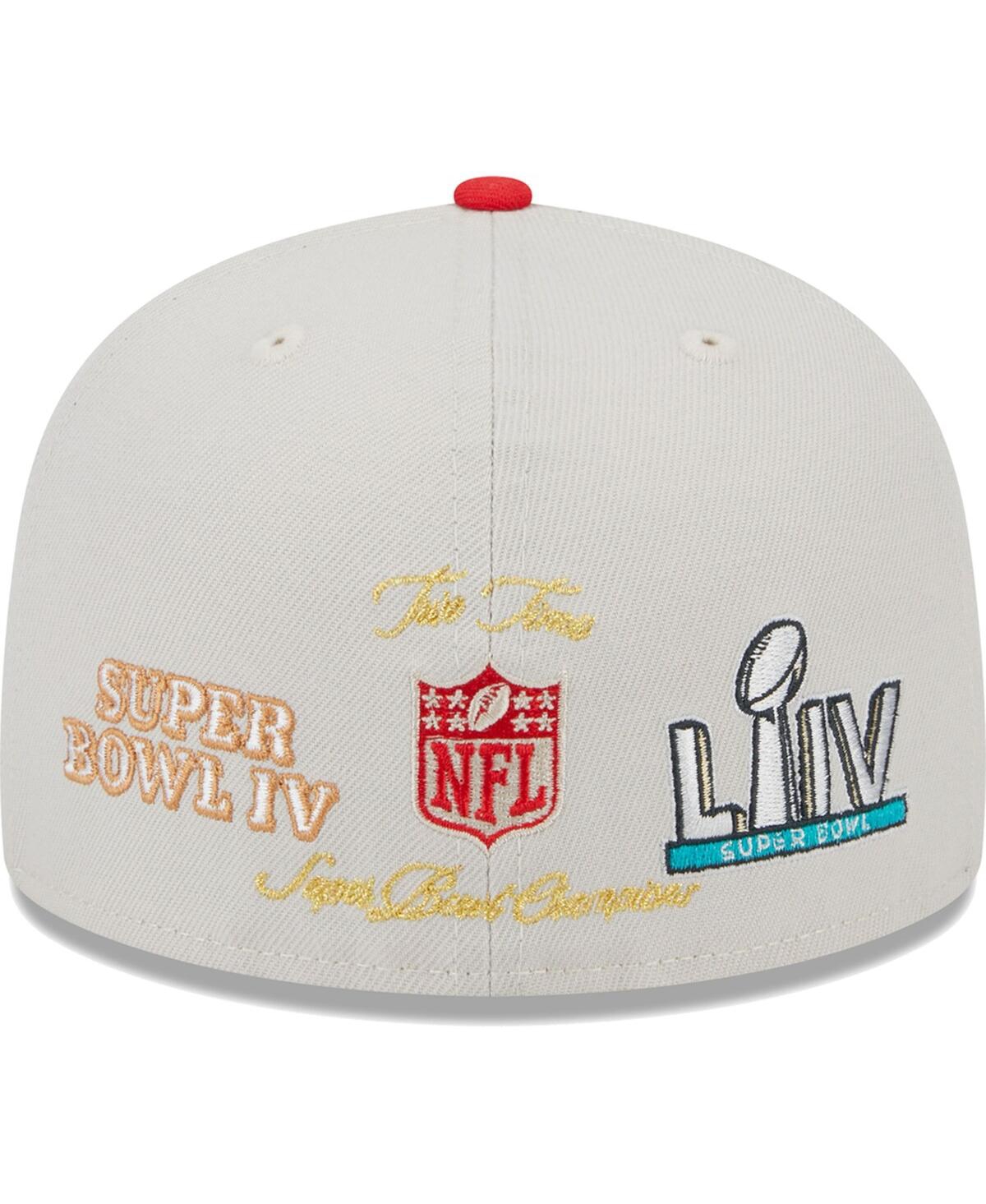 Men's New Era Red Kansas City Chiefs Super Bowl Champions Patch 59FIFTY Fitted Hat - Red