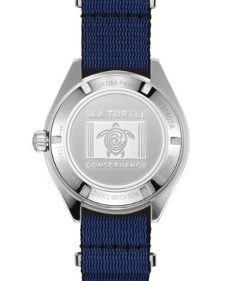 Men's Swiss Automatic DS Super PH500M Blue Synthetic Strap Watch 43mm