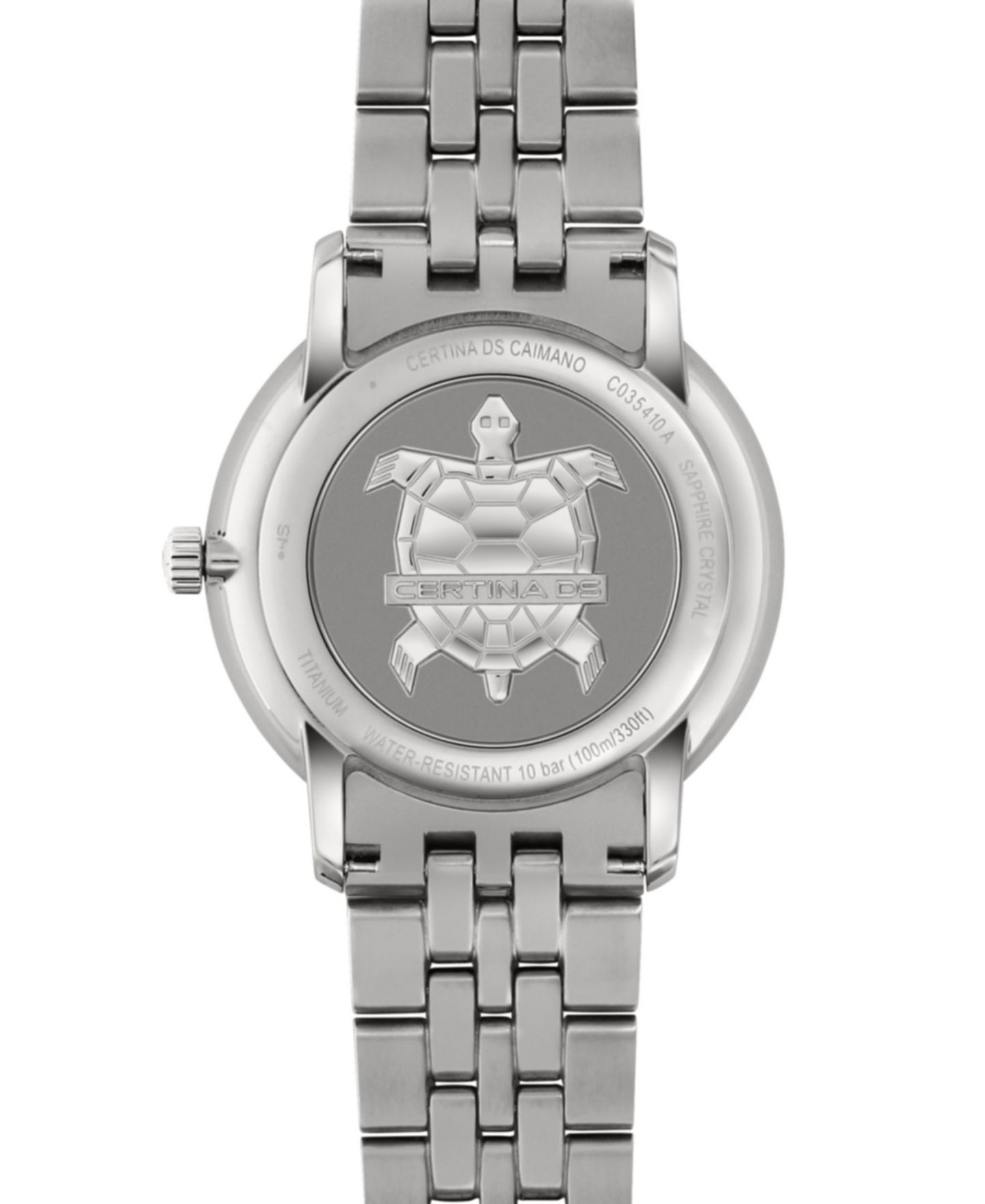 Часы Certina Unisex Swiss DS Caimano Titanium Bracelet Watch 39mm — фото 2