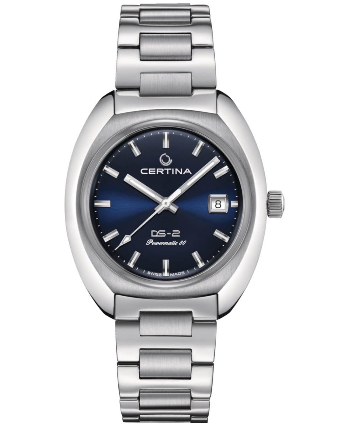 Men's Swiss Automatic Ds-2 Stainless Steel Bracelet Watch 40mm - Blue