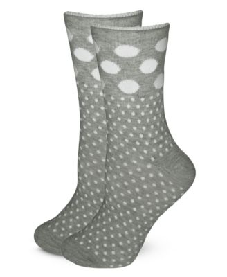 LECHERY Women's European Made Small-Dot Pattern Cotton Socks - Macy's