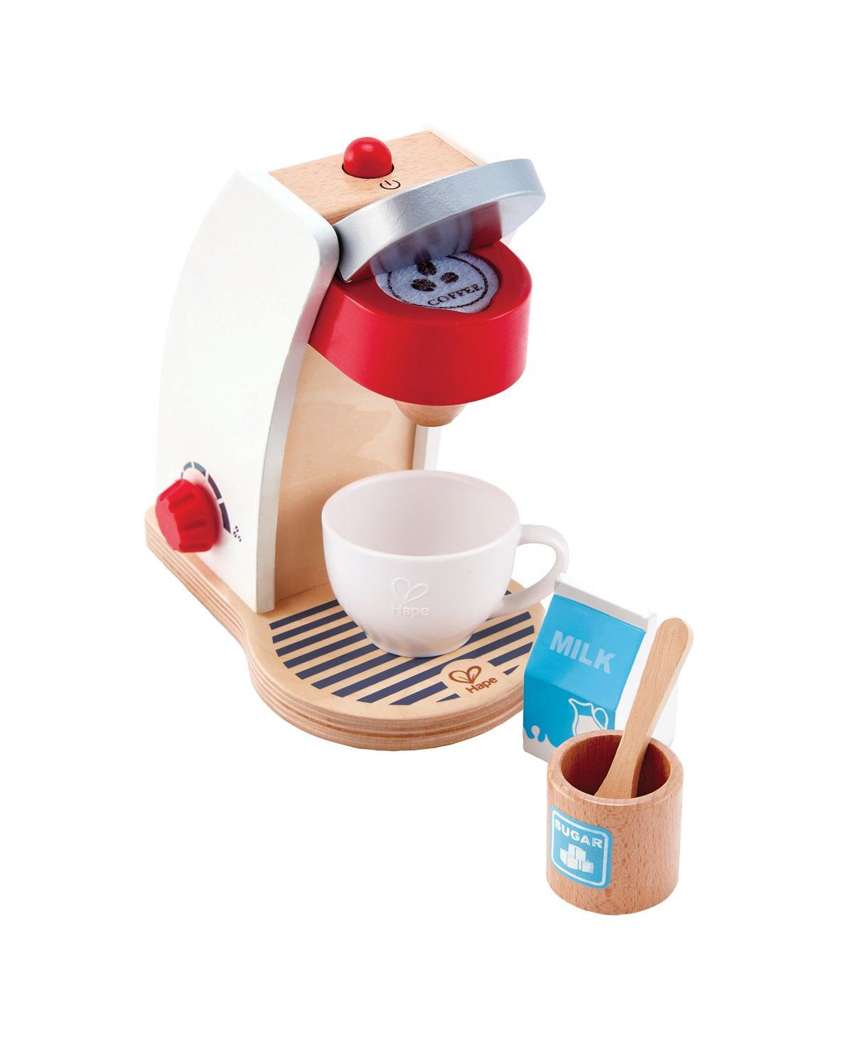 Hape Babies' My Coffee Machine Wooden Play Set In Multicolored