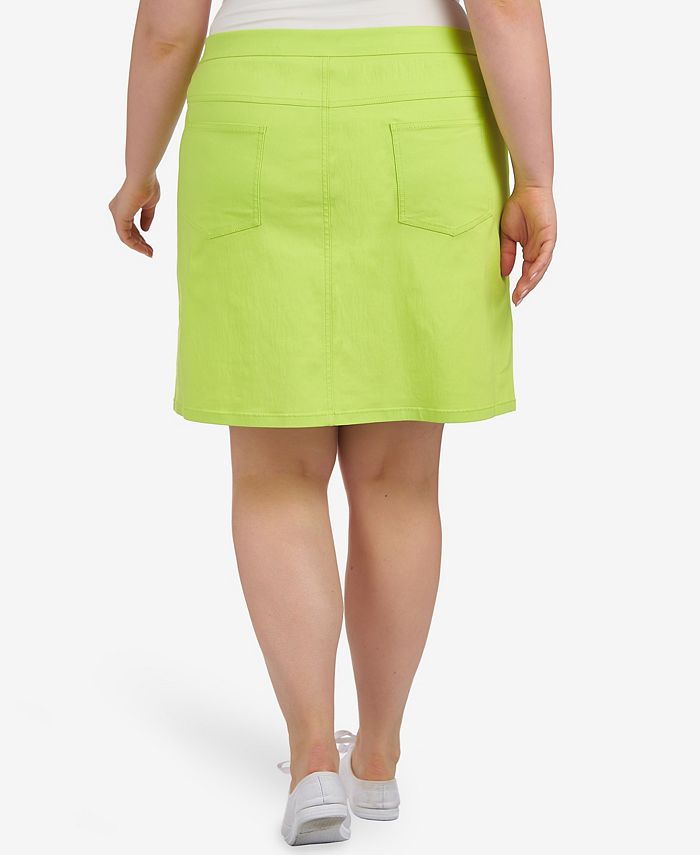 HEARTS OF PALM Plus Size Solid Tech Stretch Skort Macy's